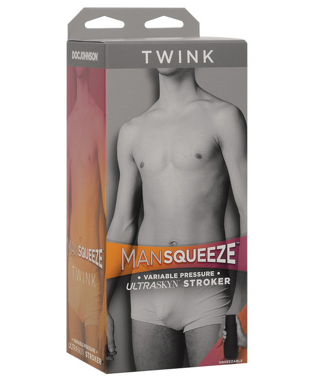 Doc Johnson Man Squeeze Ultraskyn Ass Masturbator Stroker - Twink