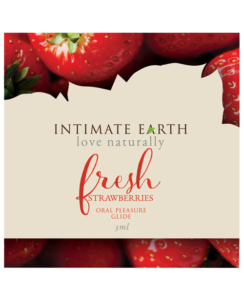 Intimate Earth Personal Lubricant Fresh Strawberries - 3 Ml Foil