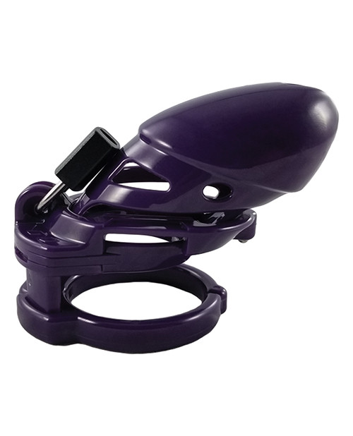 Locked In Lust The Vice Fetish Plus Cock Cage - Purple