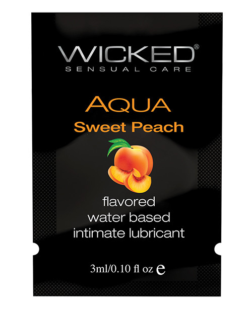 Wicked Sensual Care Collection Waterbased Personal Lubricant - .1 Oz Sweet Peach