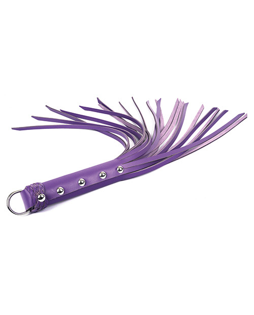 Spartacus Fetish 20" Strap Whip - Purple