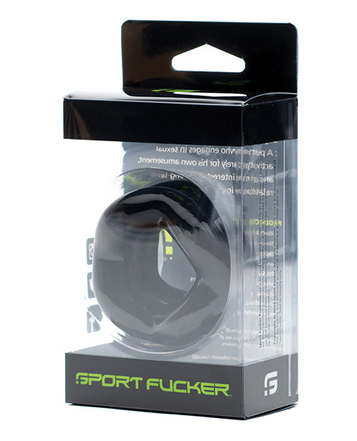 Sport F*cker Revolution Cock Ring & Ball Stretcher - Black