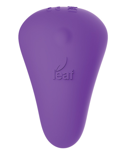 BMS Leaf Plus Spirit Vibrator With Remote Control - Purple