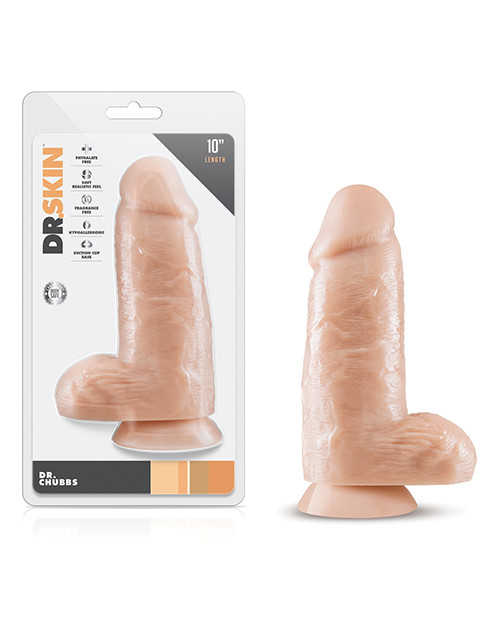 Blush Dr. Skin Dr. Chubbs Realistic Dildo - Flesh