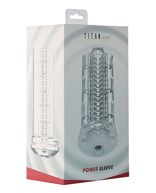 Kiiroo Power Stroker Masturbator Sleeve For Titan - Clear