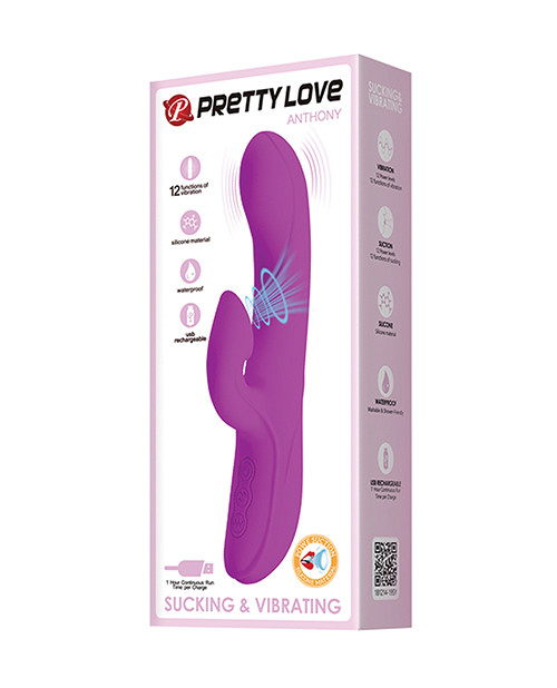 Pretty Love Anthony Sucking Rabbit Vibrator - 12 Functions