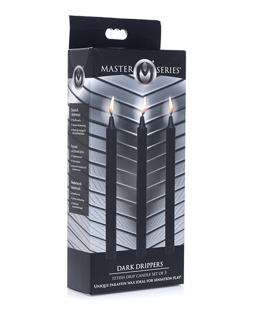 XR Master Series Fetish Drip Candles - Dark Drippers Set Of 3