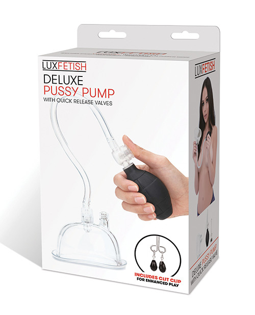 Lux Fetish Deluxe Pussy Pump With Quick Release Valves