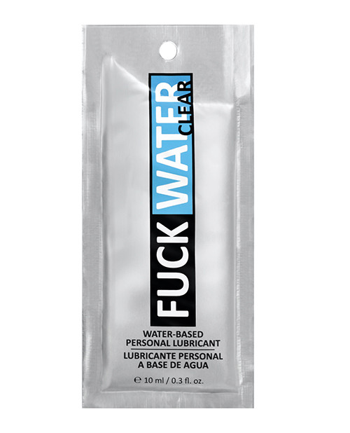 F*ck Water Clear H2O Personal Lubricant - .3 Oz Bottle