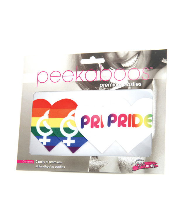 Peekaboos Pride Hearts - Pack Of 2 Pasties