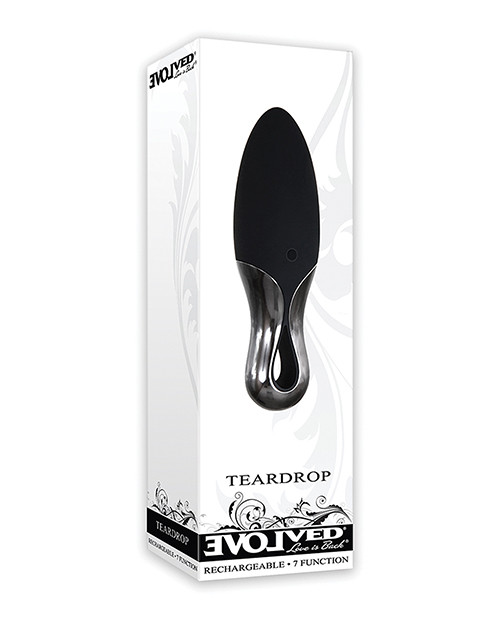 Evolved Teardrop Pendent Vibrator - Black