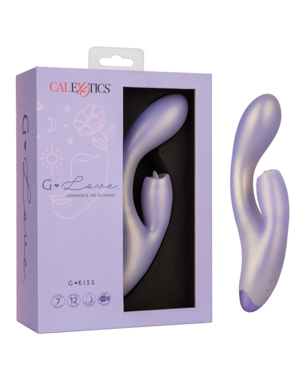 CalExotics G-Love Gkiss G-Spot Rabbit Vibrator - Purple