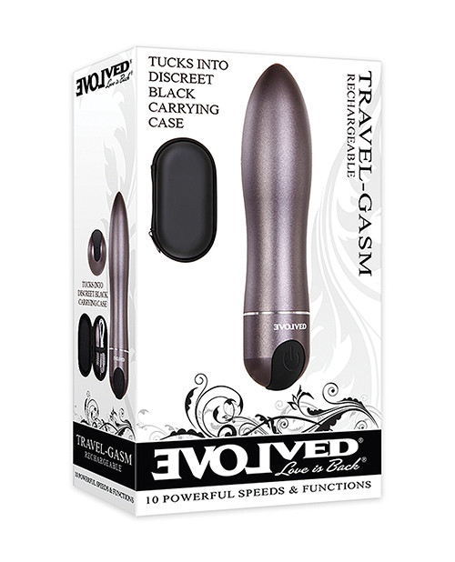 Evolved Travel Gasm Bullet Vibrator - Grey