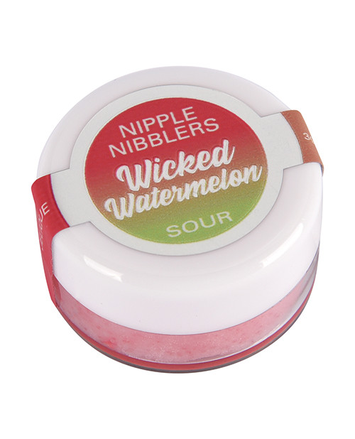 Jelique Nipple Nibbler Sour Tingle Flavored Arousal Balm - 3 G Wicked Watermelon