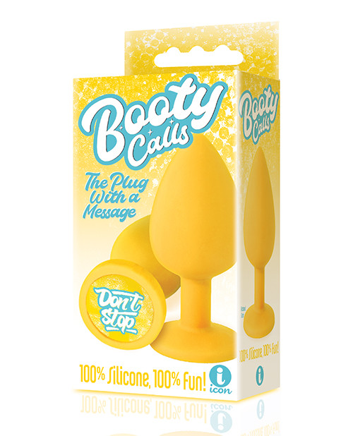 Icon Brands The 9's Booty Calls Don't Stop Butt Plug - Yellow