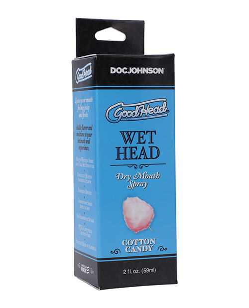 Doc Johnson Goodhead Wet Head Dry Mouth Oral Sex Spray - 2 Oz Cotton Candy