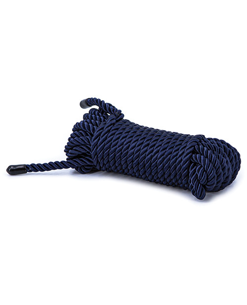 NS Novelties Fetish Bondage Couture Leather Rope - Blue