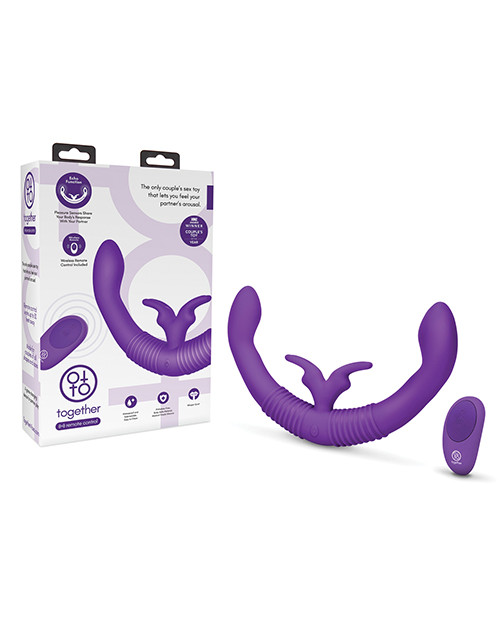 Together Female Intimacy Vibe With Remote - Purple