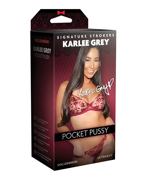 Doc Johnson Signature Strokers Ultraskyn Pocket Pussy - Karlee Grey