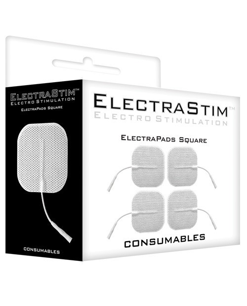 Electrastim Accessory - Square Self Adhesive Pads (Pack Of 4)