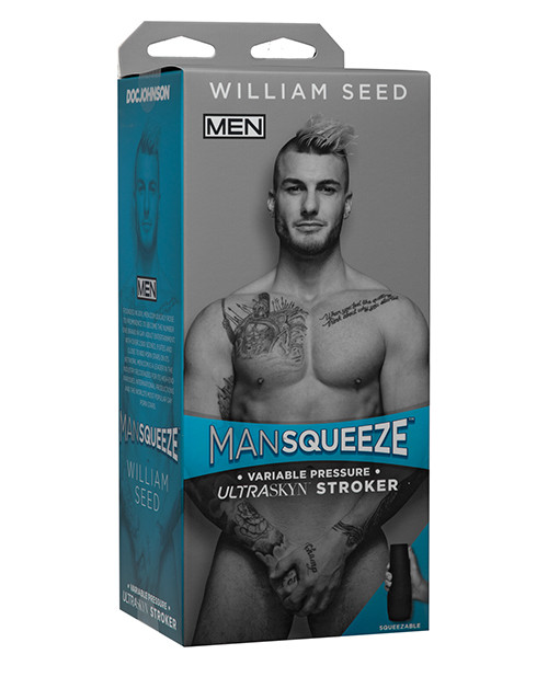 Doc Johnson Man Squeeze Ultraskyn Ass Stroker - William Seed