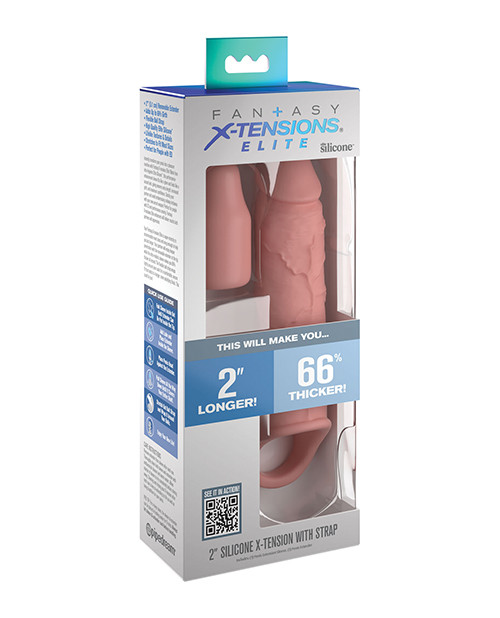Pipedream Fantasy X-tensions Elite 6" Extension With strap - Light