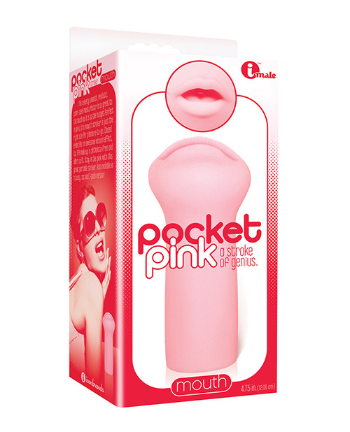 The 9'S Pocket Pink Mini Mouth Masturbator