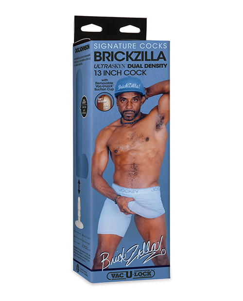 Doc Johnson Signature Cocks Ultraskyn 13" Cock With Removable Vac-U-Lock Suction Cup - Brickzilla