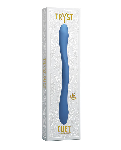 Doc Johnson Tryst Duet With Remote - Periwinkle Blue