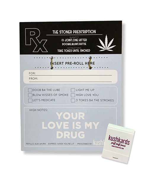 The Stoner Prescription Greeting Card With Matchbook