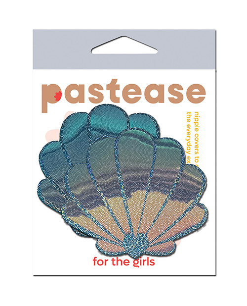 Pastease Opalescent Mermaid Shells - Seafoam Blue O/S
