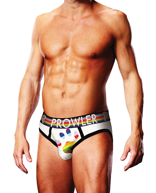 Prowler Oversized Paw Brief - White/Multi MD