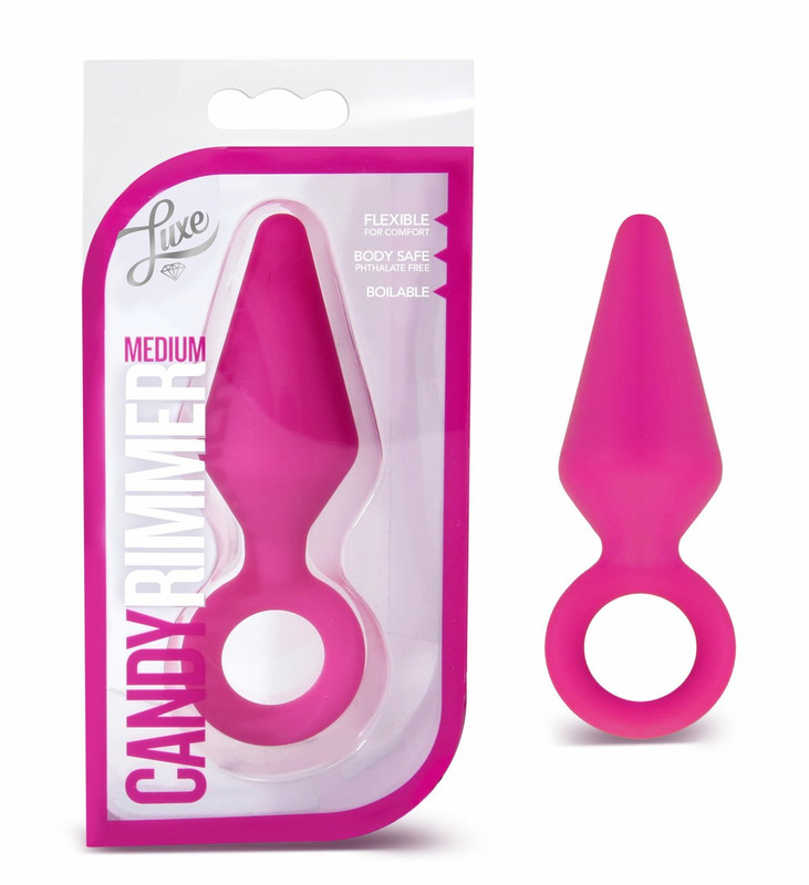 Blush Luxe Candy Rimming Butt Plug Small - Fuchsia