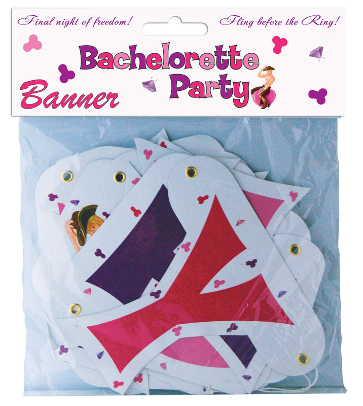 Hott Products Bachelorette Party Letter Banner