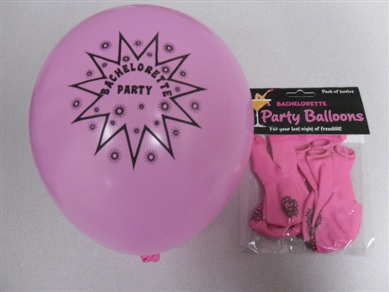 Bachelorette Party Balloons - Pack Of 12