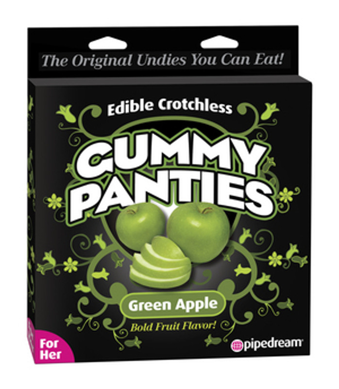 Pipedream Edible Crotchless Gummy Panty - Apple