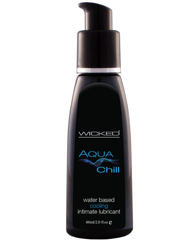 Wicked Sensual Care Collection Waterbased Chill Cooling Sensation Personal Lubricant - 2 Oz