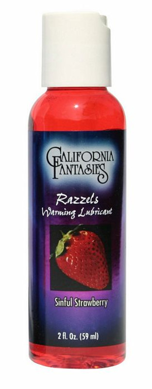 Razzels Warming Personal Lubricant - 2 Oz Sinful Strawberry