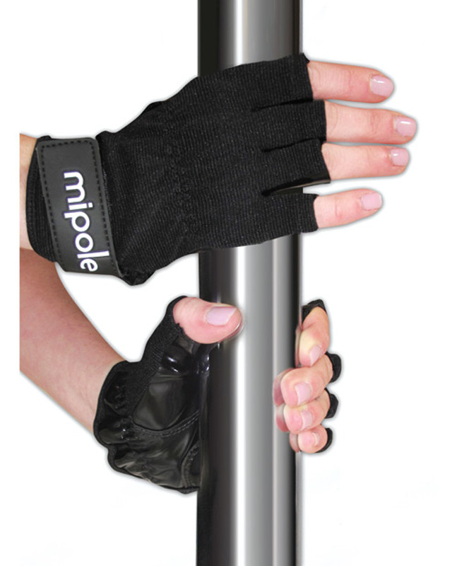 Mipole Dance Pole Gloves (Pair) Small - Black