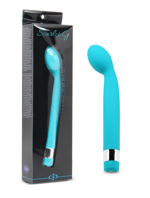 Blush Scarlet G-Spot Vibrator - Blue