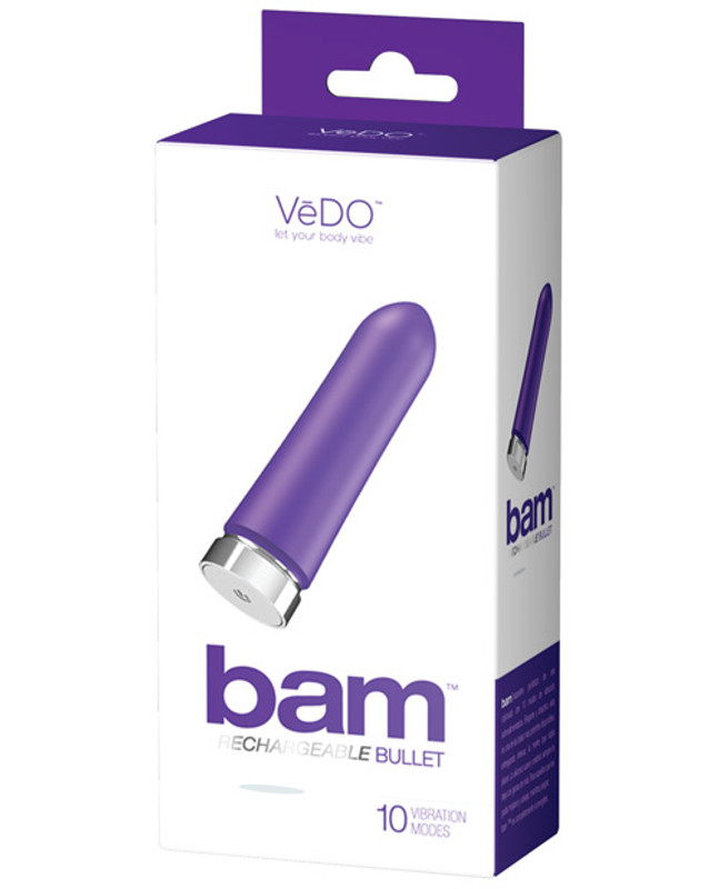 VeDO Bam Rechargeable Bullet Vibrator - Into You Indigo