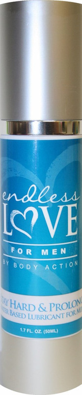 Body Action Endless Love For Men Stayhard & Prolong Personal Lubricant - 1.7 Oz