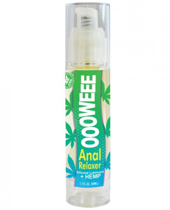 Body Action Ooowee Anal Relaxer Personal Lubricant With Hemp Seed Oil 1.7Oz