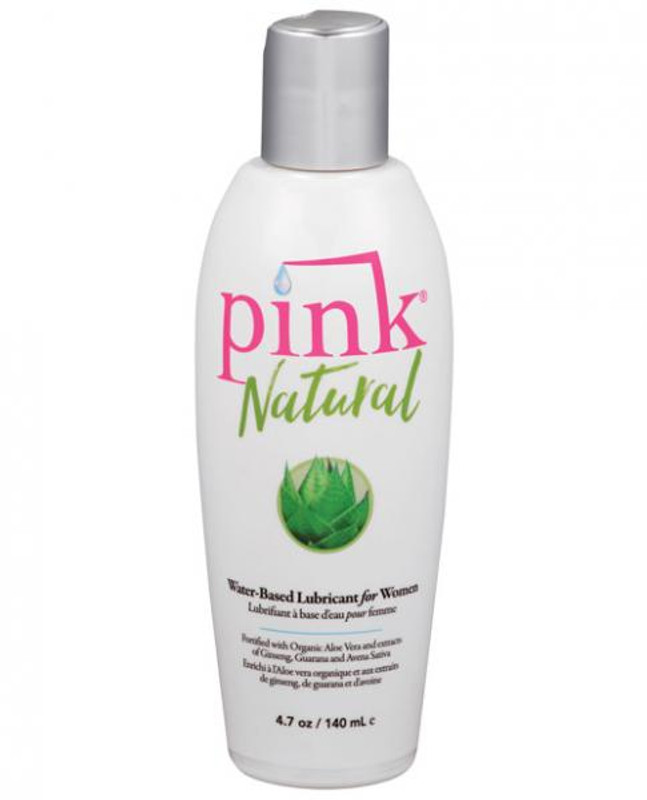 Pink Natural Water Based Personal Lubricant For Women 4.7Oz