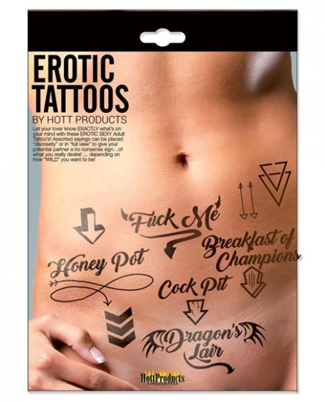 Hott Products Erotic Body Tattoos