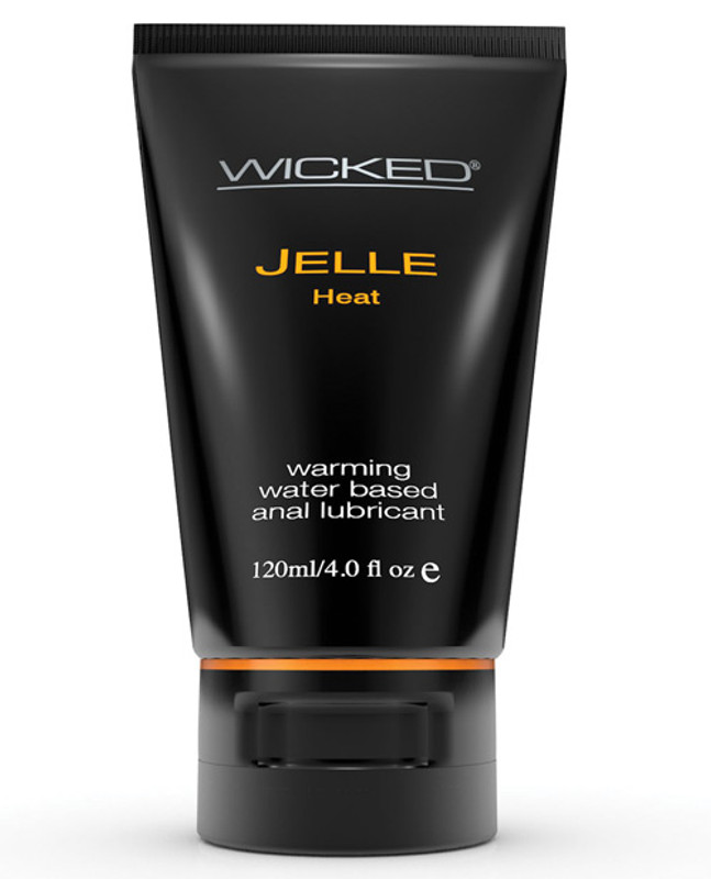 Wicked Sensual Care Collection Jelle Warming Waterbased Anal Gel Personal Lubricant - 4 Oz