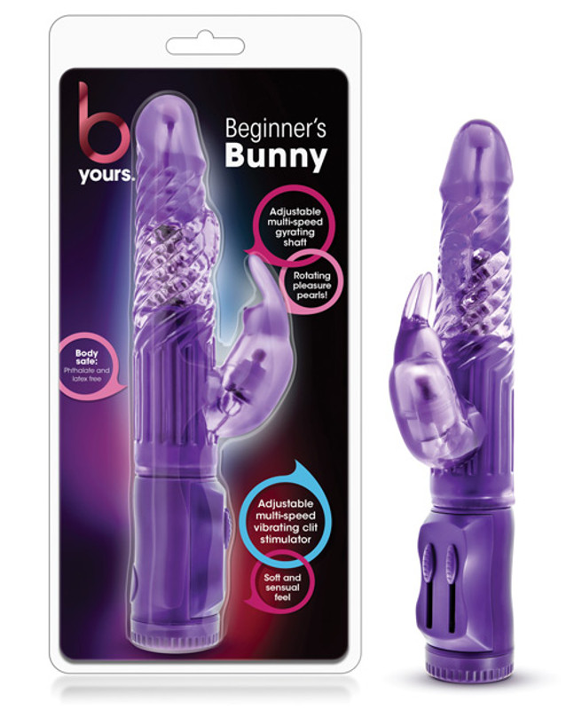 Blush B Yours Beginner's Bunny Rabbit Vibrator - Purple