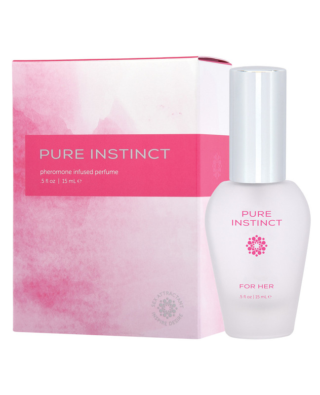 Pure Instinct - The Original Pheromone Infused Essential Oil Perfume Spray For Her - .5 Oz.