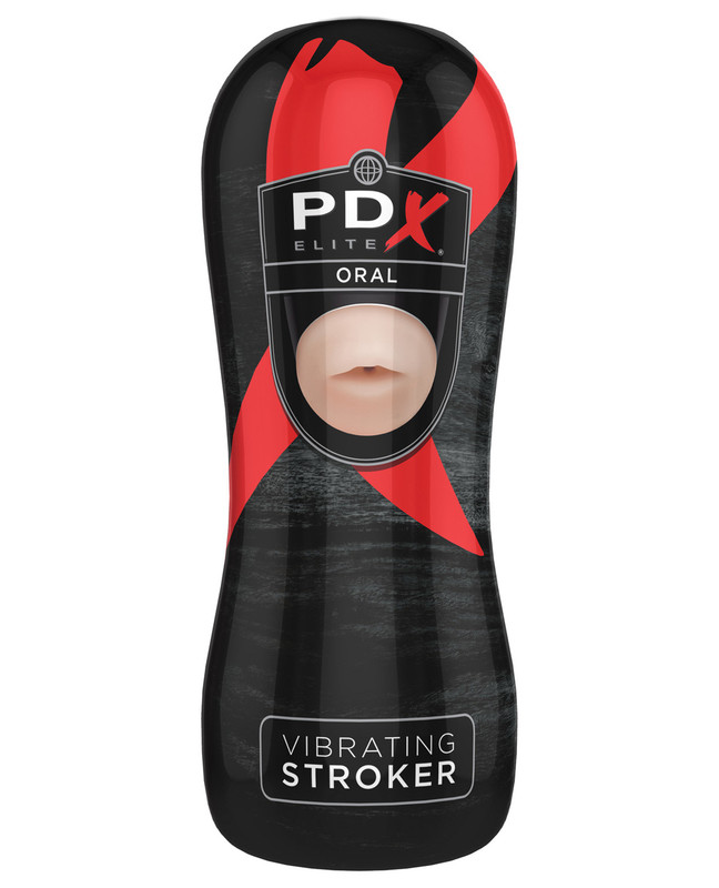 Pipedream Pdx Elite Vibrating Stroker Masturbator - Oral