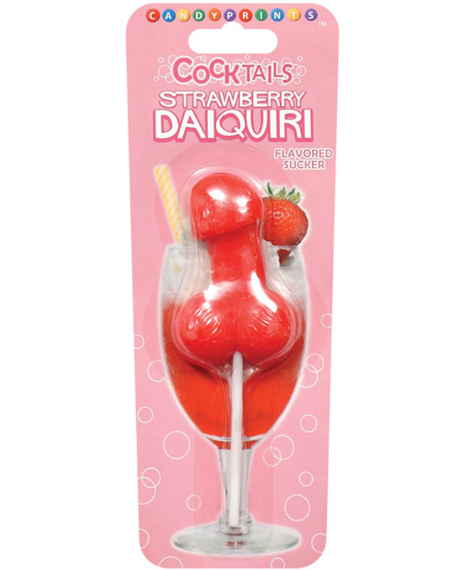 Little Genie Cocktails Flavored Sucker - Strawberry Daiquiri